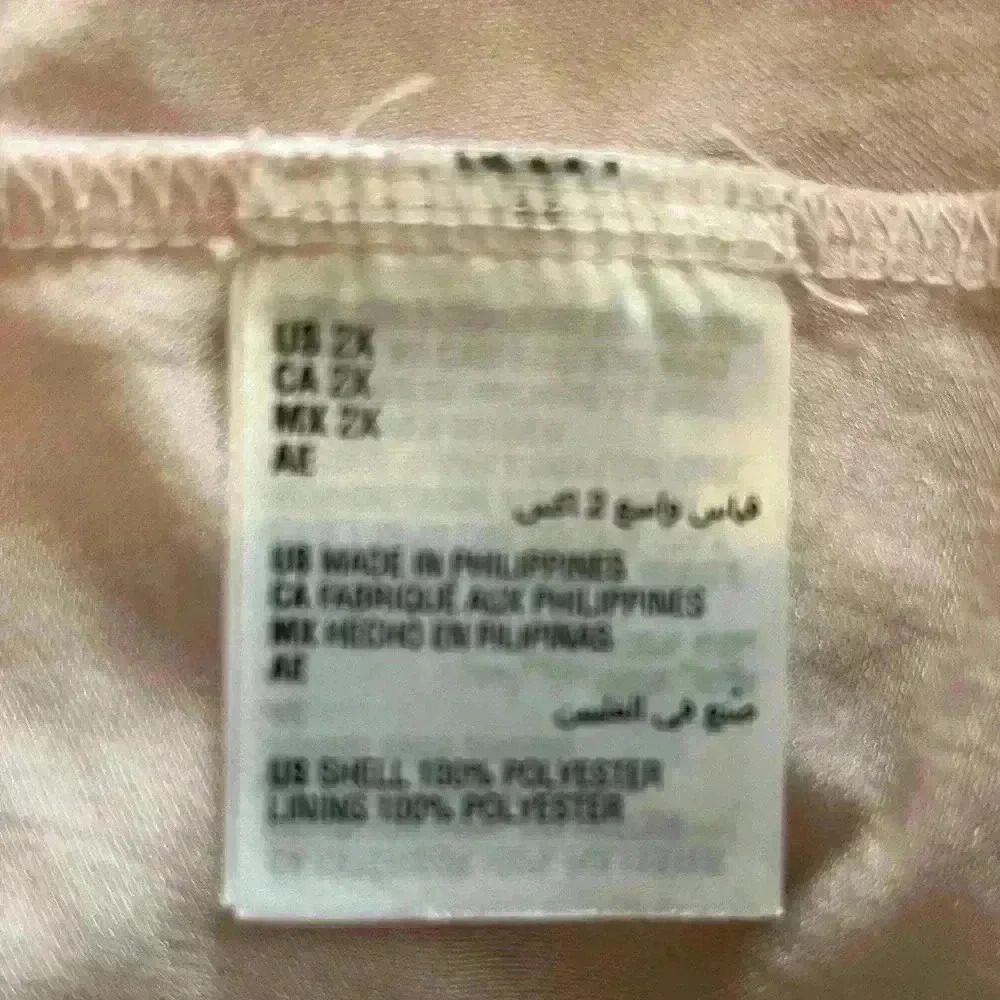 NWT Alfani Blouse Blush Color Polyester One-Sleeveless Women’s size 2X - Picture 9 of 9